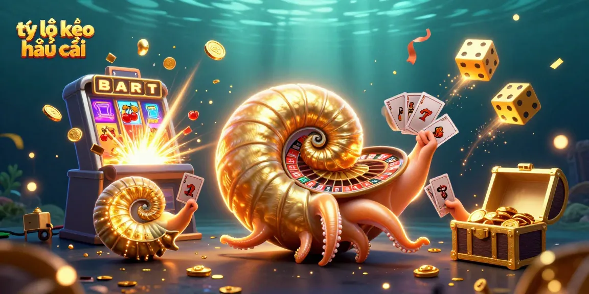 Engage with tỷ lệ kèo nhà cái in a vibrant 3D ocean scene featuring a giant nautilus as a roulette wheel, fascinating golden treasures bursting around.