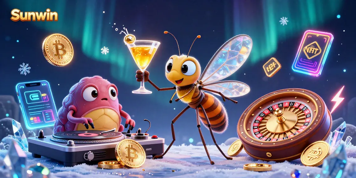 Sunwin invites players to spin and win with vibrant casino elements and crypto excitement.