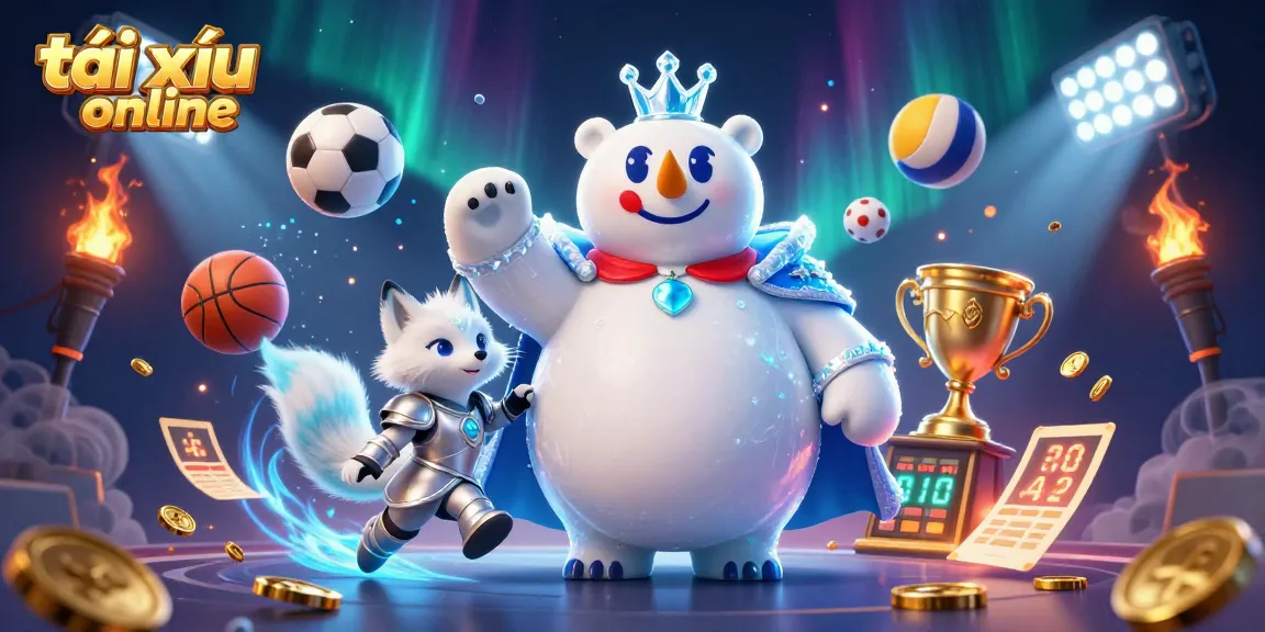 Experience the excitement of tài xỉu online with vivid characters, dynamic gaming elements, and immersive atmosphere.