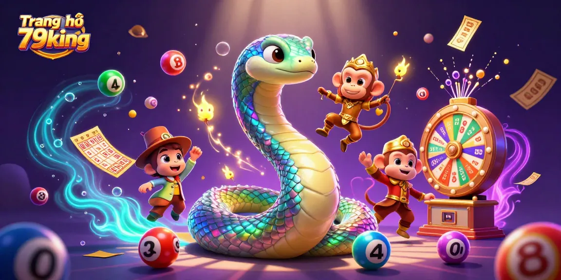 Engage in exciting games at Trang chủ 79king with vibrant lottery balls and magical characters.
