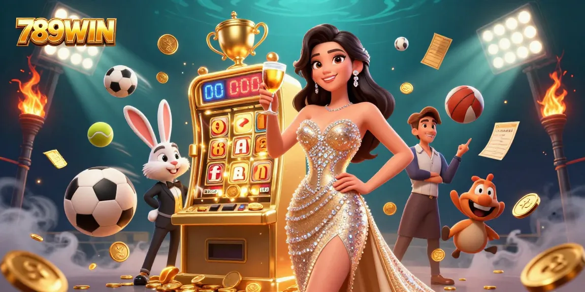 Experience the excitement of 789WIN with stunning gaming visuals and engaging casino elements.