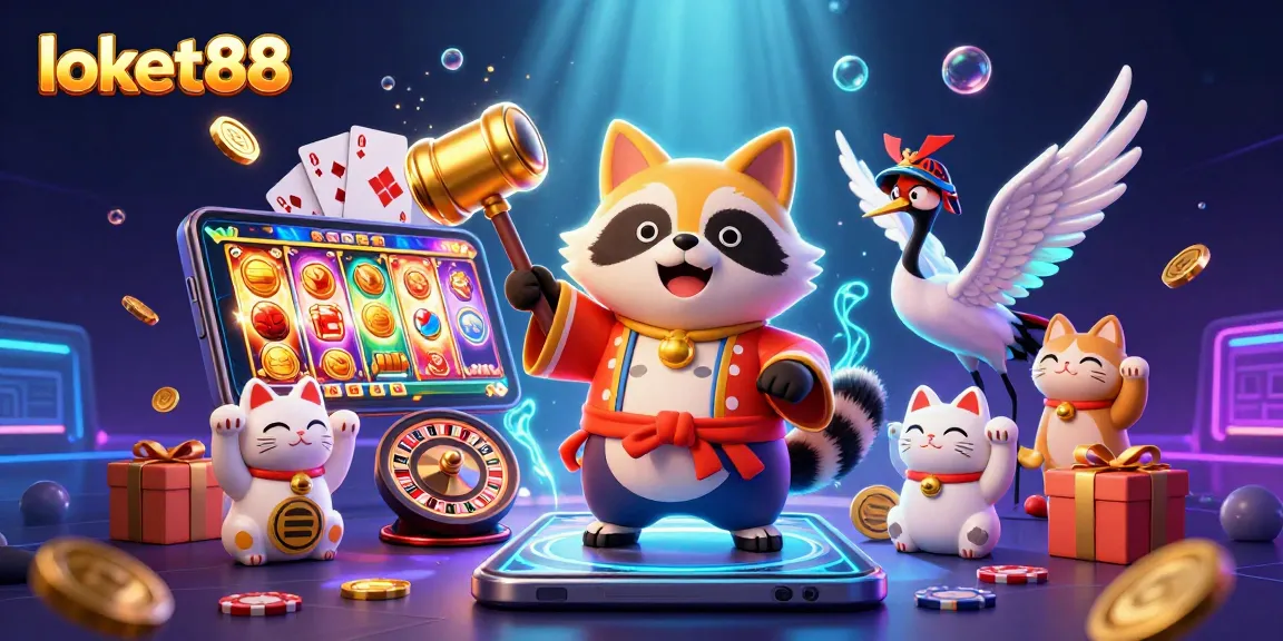 Engage in exciting casino action with loket88 through dynamic games and cultural art.