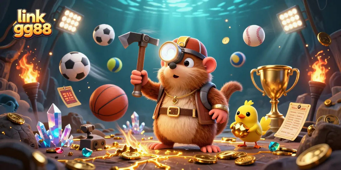 Bet big with link gg88 and enjoy dynamic sports action in this vibrant 3D illustration.