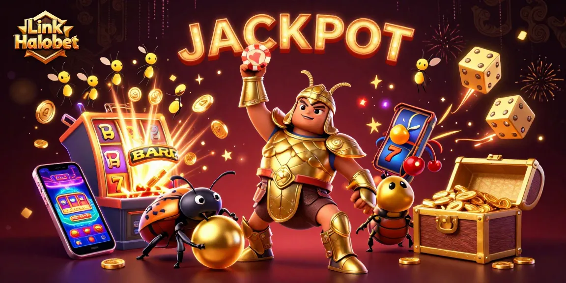 Experience the thrill of winning at Link Halobet with an exciting jackpot featuring dynamic casino elements.