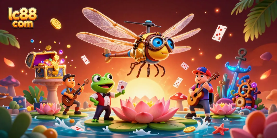 Engage in thrilling gameplay at lc88 com while vibrant characters and elements enhance your gambling experience.