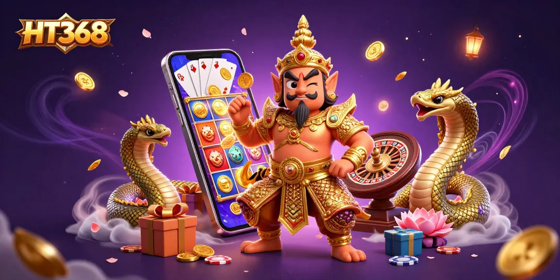 Join the excitement at HT368 with golden guardian and gambling action from slots to poker.