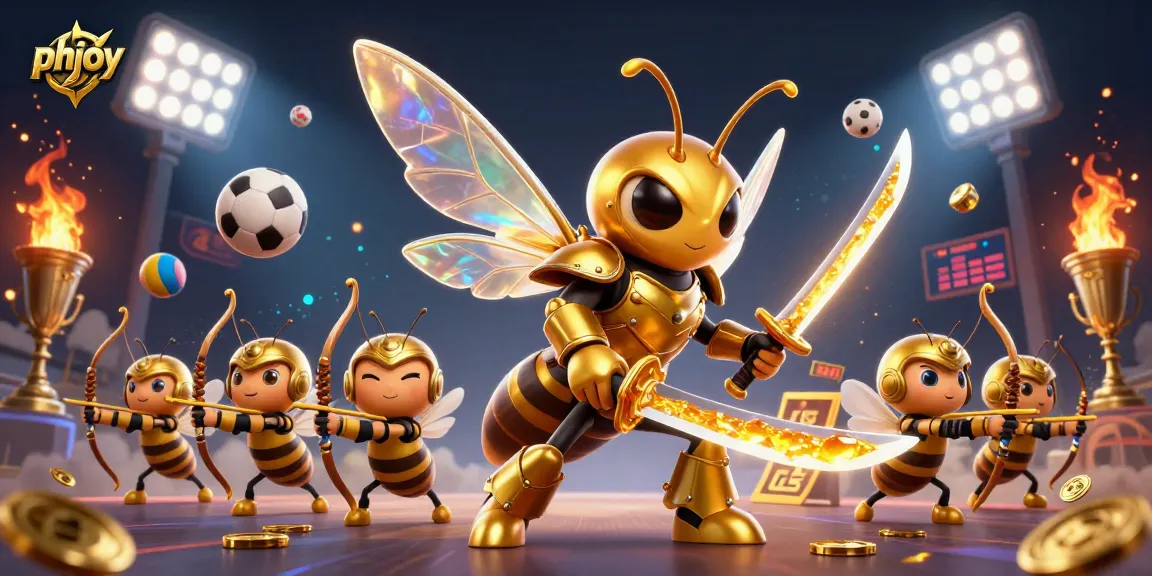 Catch thrilling wins with phjoy's vibrant gaming atmosphere featuring unique characters and sports elements.