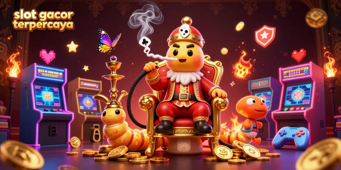 Experience the excitement of slot gacor terpercaya in this vibrant 3D illustration showcasing games and casino elements.