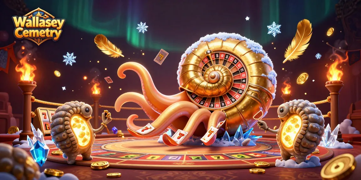 Experience diverse gambling thrills at Wallasey Cemetery with glowing casino elements.