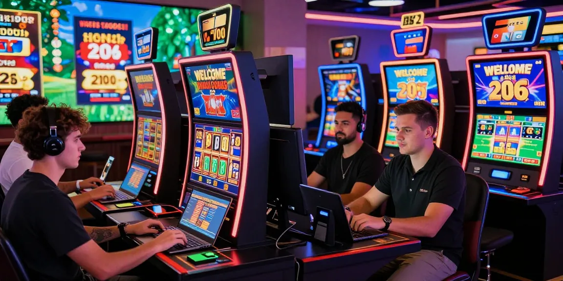 Engaging online gaming scene showcasing diverse players at credit card casinos like https://fimltd.co.uk, featuring vibrant slots and exciting promotions.