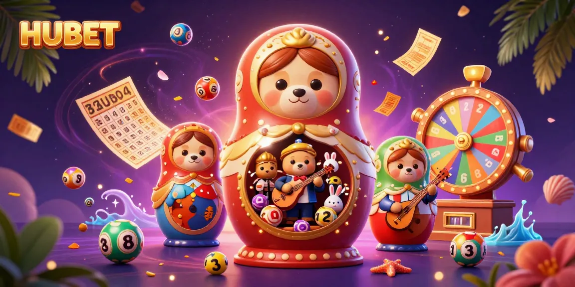 Experience the excitement of HUBET with this vibrant casino-themed illustration featuring playful characters and gaming elements.