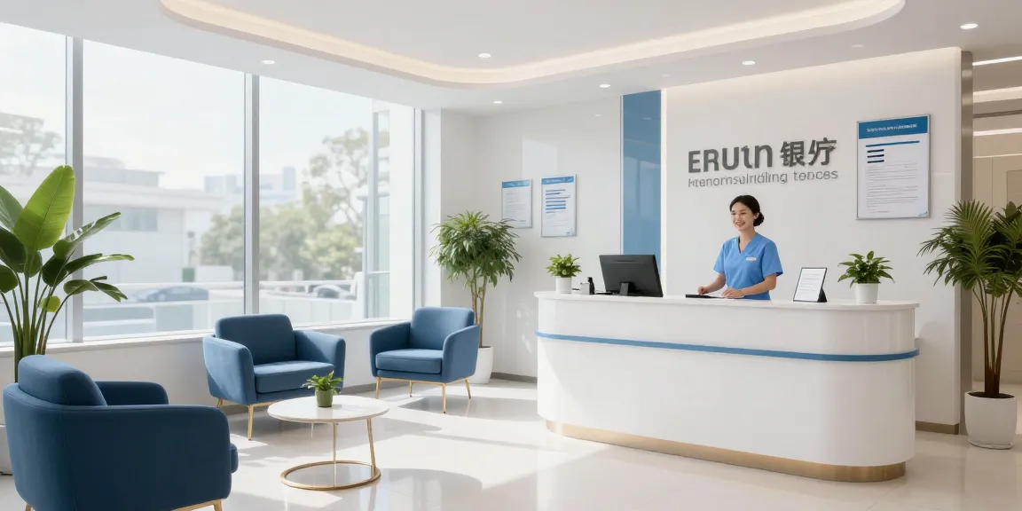 Hair transplant Turkey in a modern health clinic reception area with professional patient care.