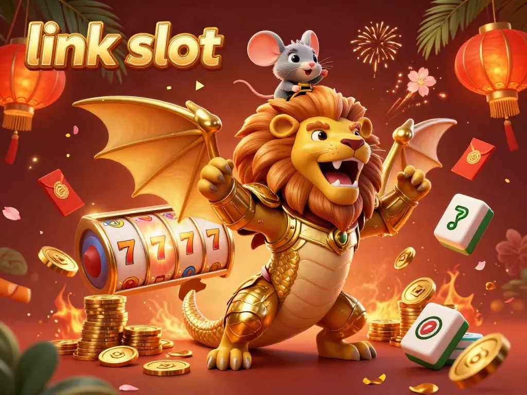 Gima 3D slot dengan link slot, menampilkan chimera emas dan mouse berani!