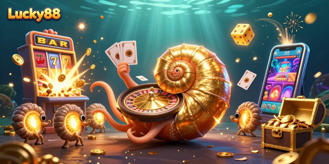 Experience thrilling gameplay at Lucky88 with a sensational jackpot explosion and vibrant casino elements.