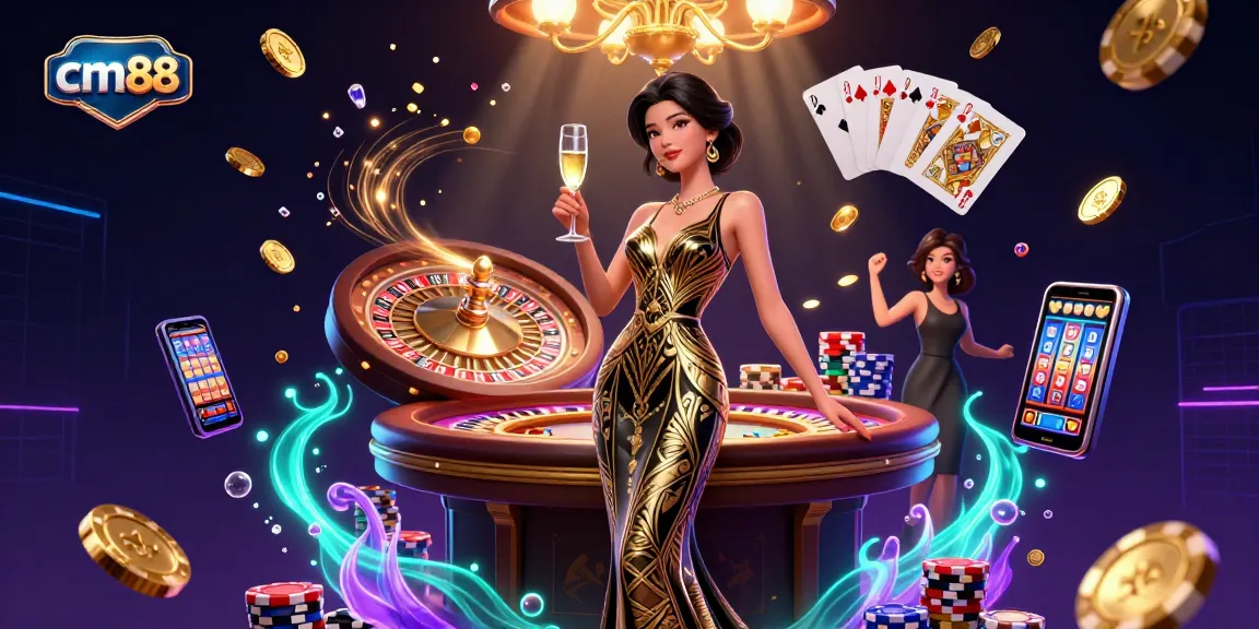 Spin the wheel at cm88's luxurious casino with stunning visuals and exciting gameplay.