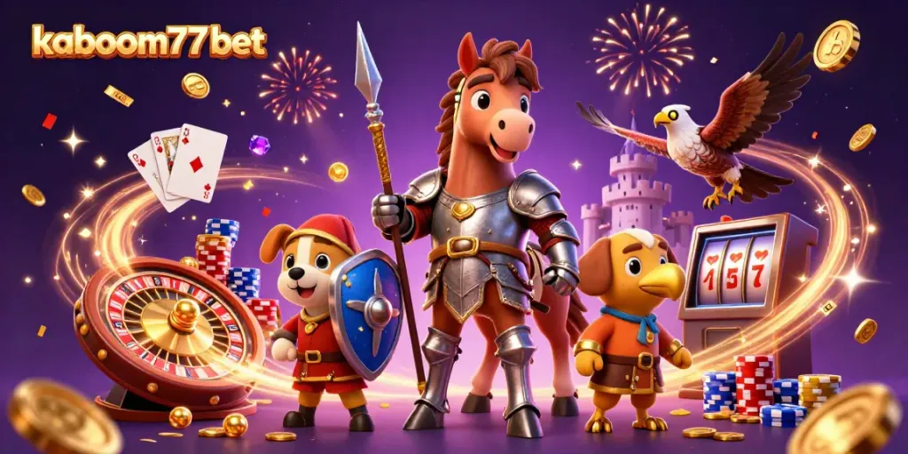 Experience thrilling wins at kaboom77 bet with exciting slots and live casino elements!