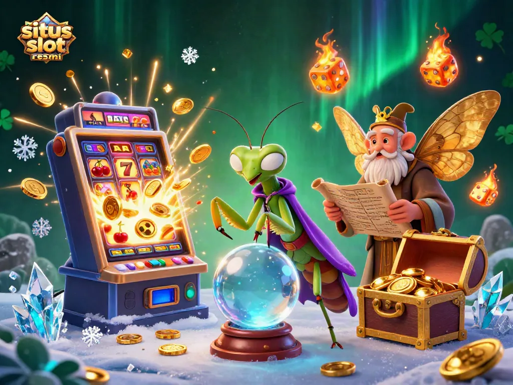 Experience thrilling adventures with situs slot resmi featuring a vibrant 3D casino scene filled with rich rewards.