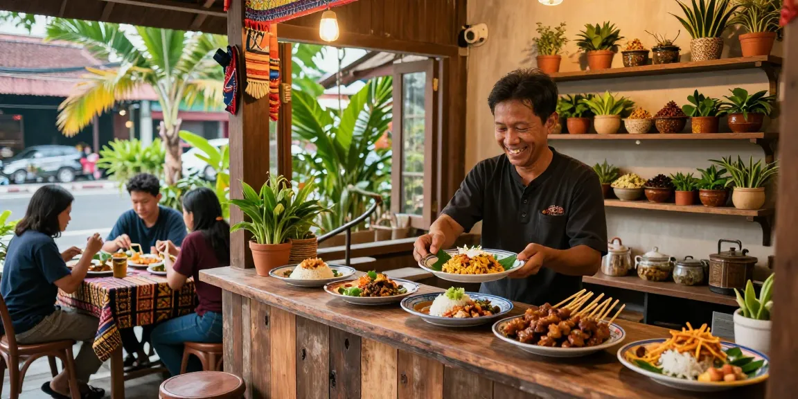 Warung225 menyajikan hidangan tradisional Indonesia dalam suasana hangat dan ramah.