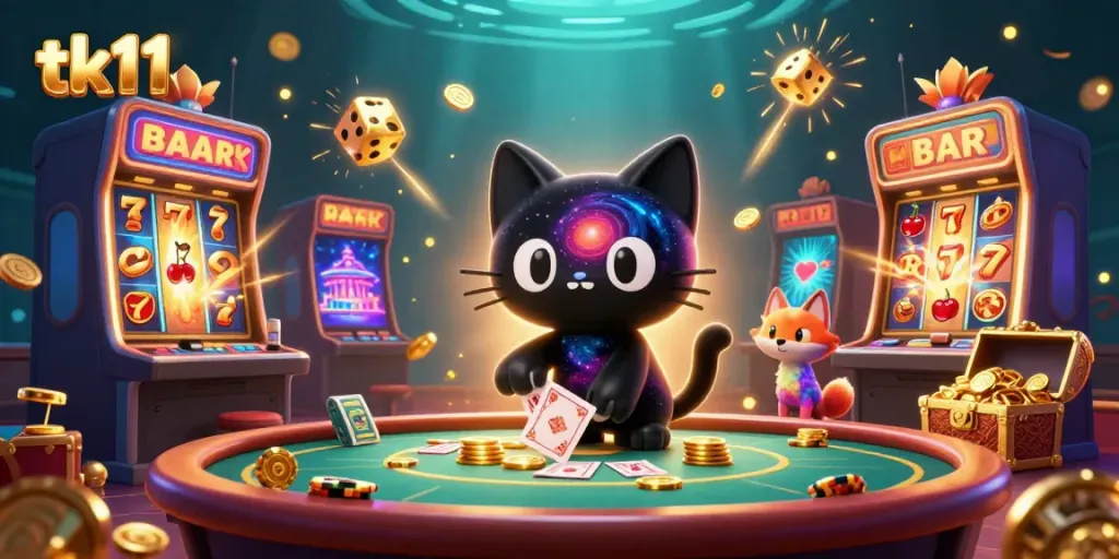Experience tk11 casino gaming magic with vibrant characters and dazzling jackpots.