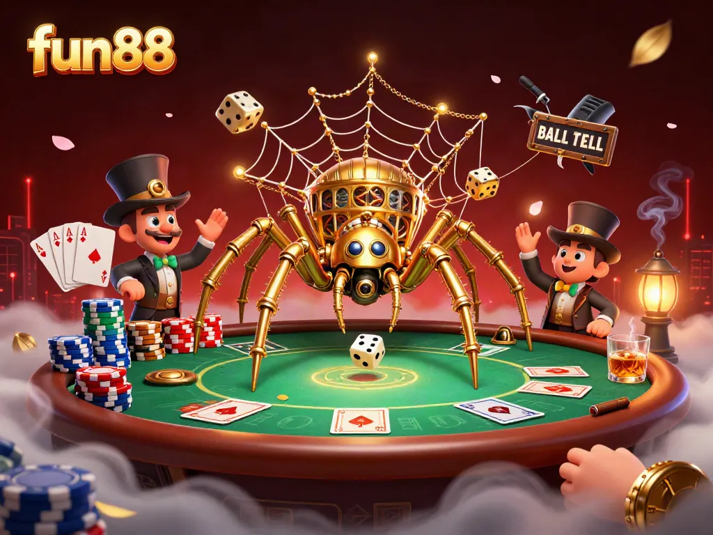 Catch the excitement with fun88 at a steampunk-themed casino adventure featuring poker games and whimsical characters.
