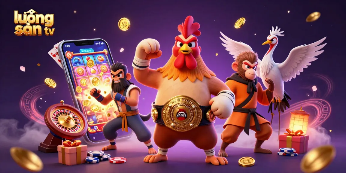 Bet on exciting matches with lương sơn tv featuring vibrant gaming elements and characters.