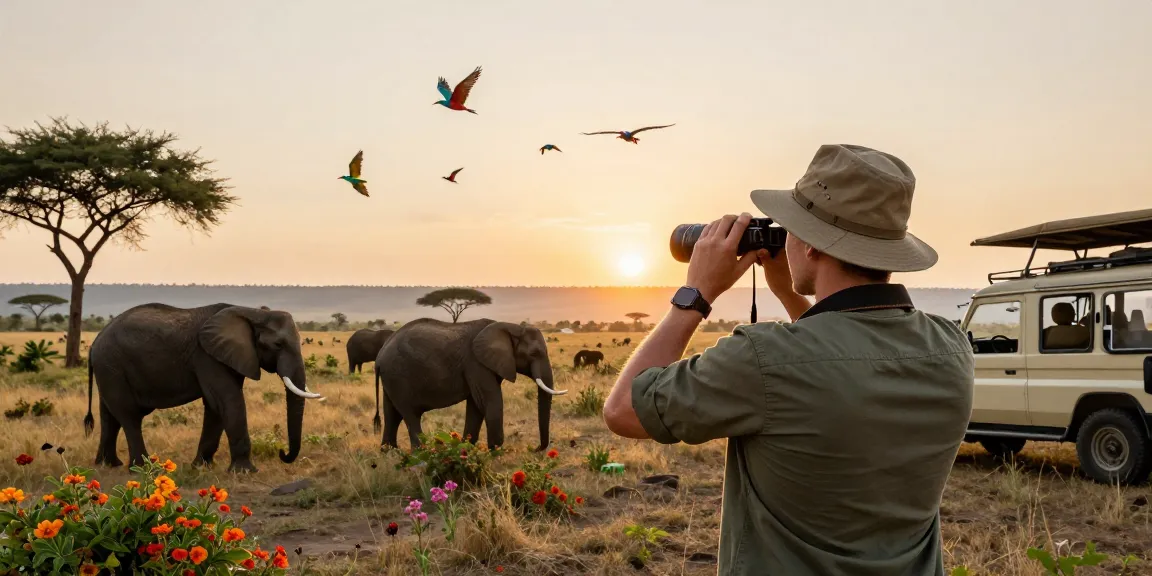 NAGA2000 traveler experiencing the beauty of Kidepo Valley National Park with wildlife and stunning landscapes.