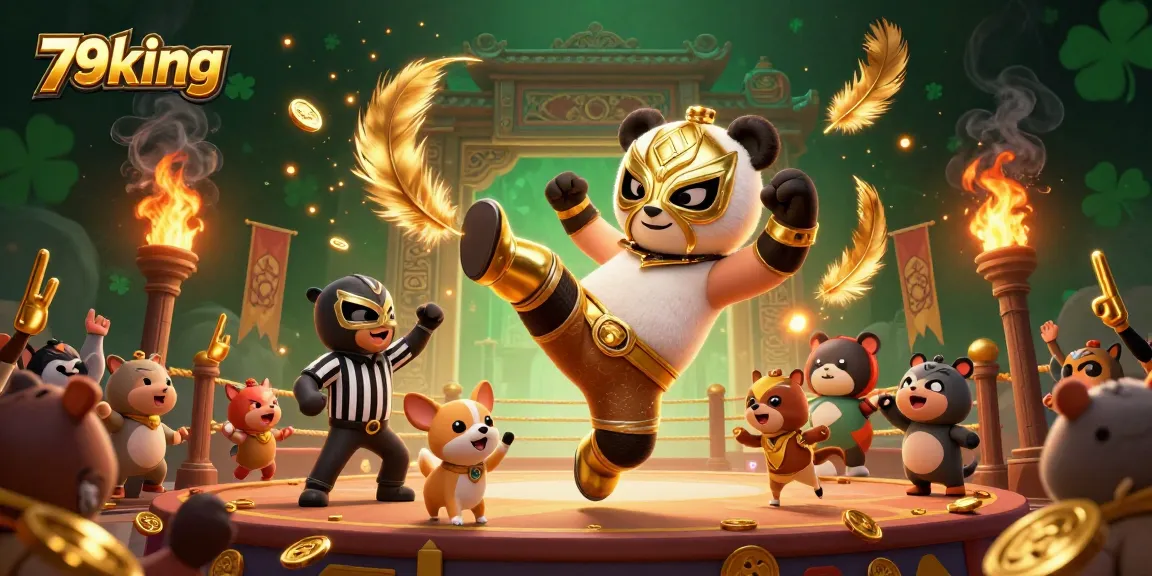 Experience dynamic sports betting action with 79king's exciting 3D casino scene featuring wild animal fans.