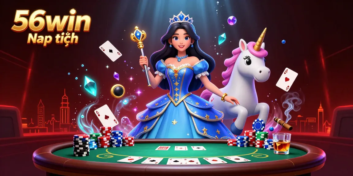Experience thrilling excitement with 56win Nạp tiền through vibrant poker action and casino elements.