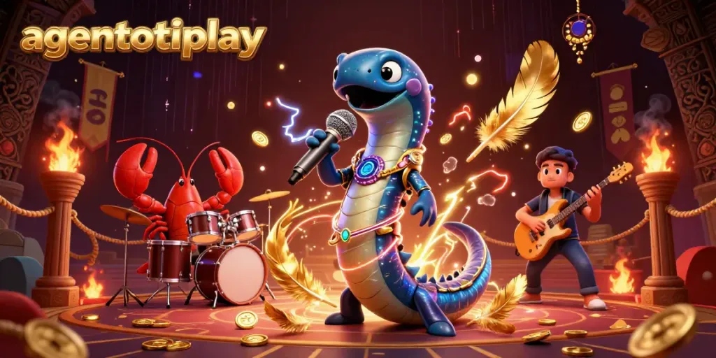 Experience thrilling action at agentotoplay with lively underwater casino characters performing.