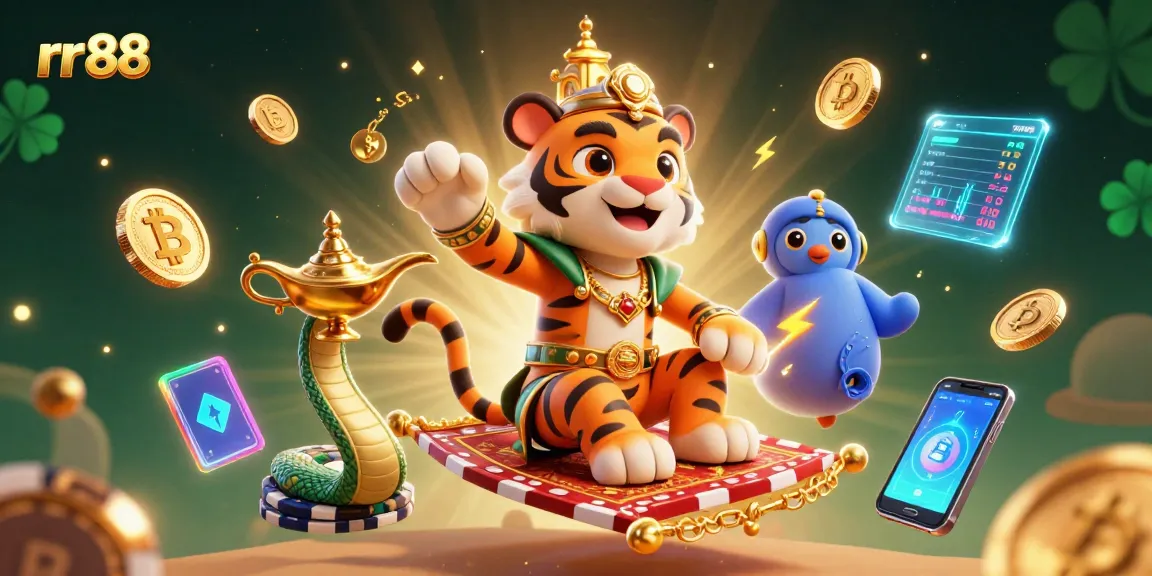 Engage with rr 88 at the vibrant online casino featuring an Arabian Nights sultan and glowing crypto elements.