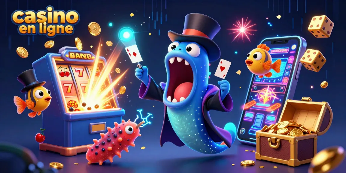 Jouer au casino en ligne avec une créature des profondeurs, offrant une expérience unique de magie et d'excitation.