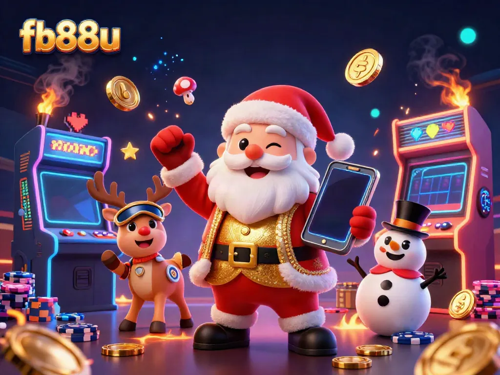 Experience the excitement at fb88u with charming characters and jackpot thrills in a vibrant casino scene.
