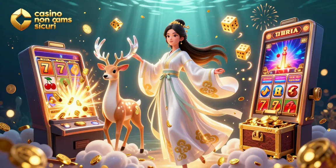Scopri l'emozione dei casino non aams sicuri con vivaci illustrazioni 3D di jackpot, giochi e personaggi.