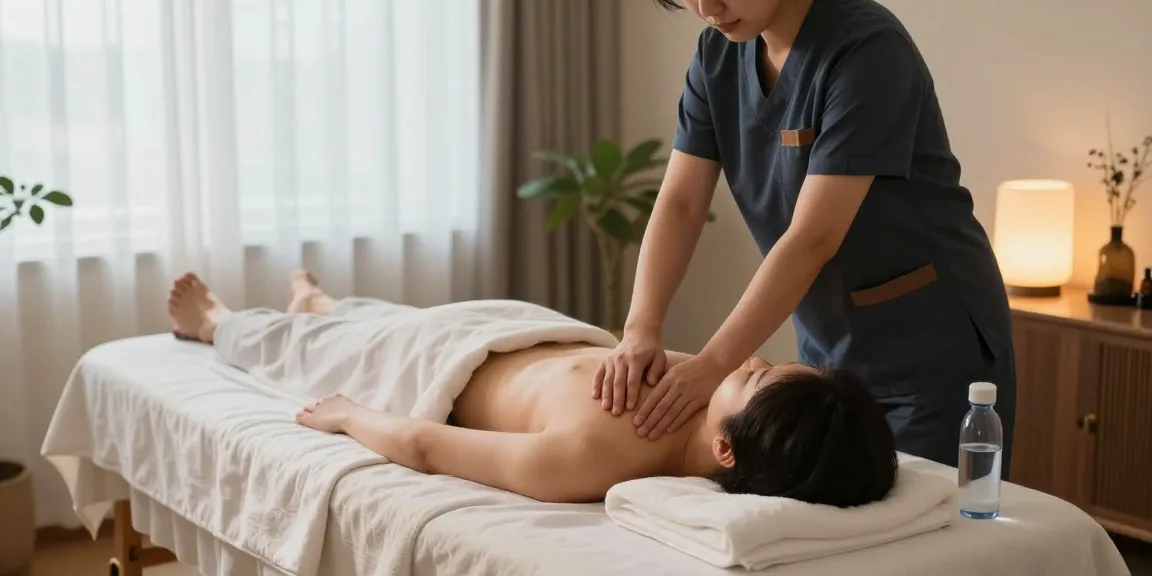 Experience premium 김포출장안마 with a professional therapist in a calming home environment.