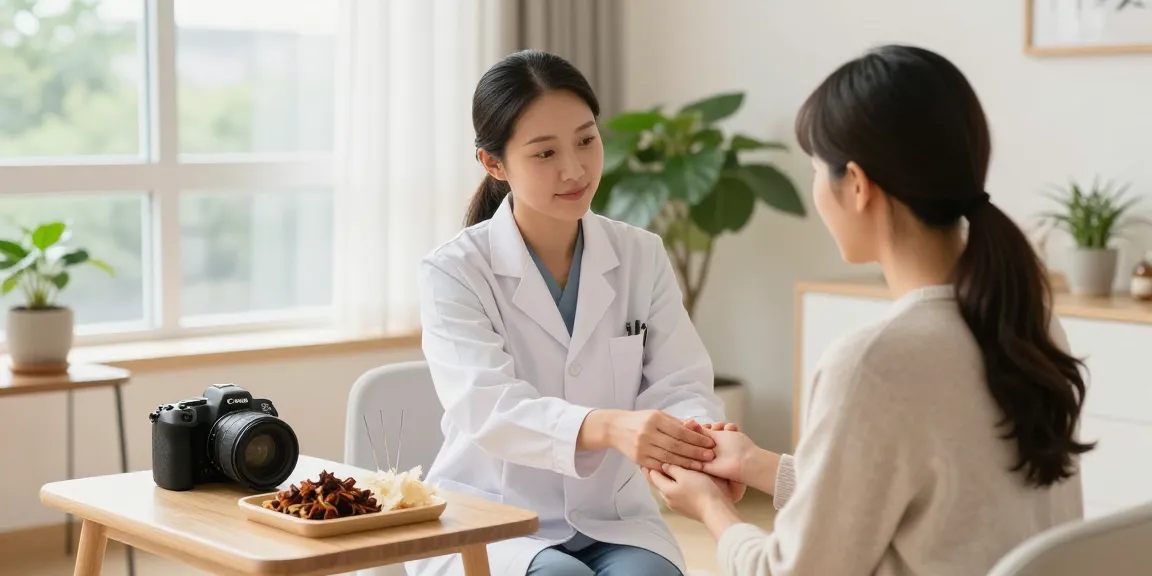 Compassionate consultation at 영통한의원 showcasing holistic treatments in a serene environment.