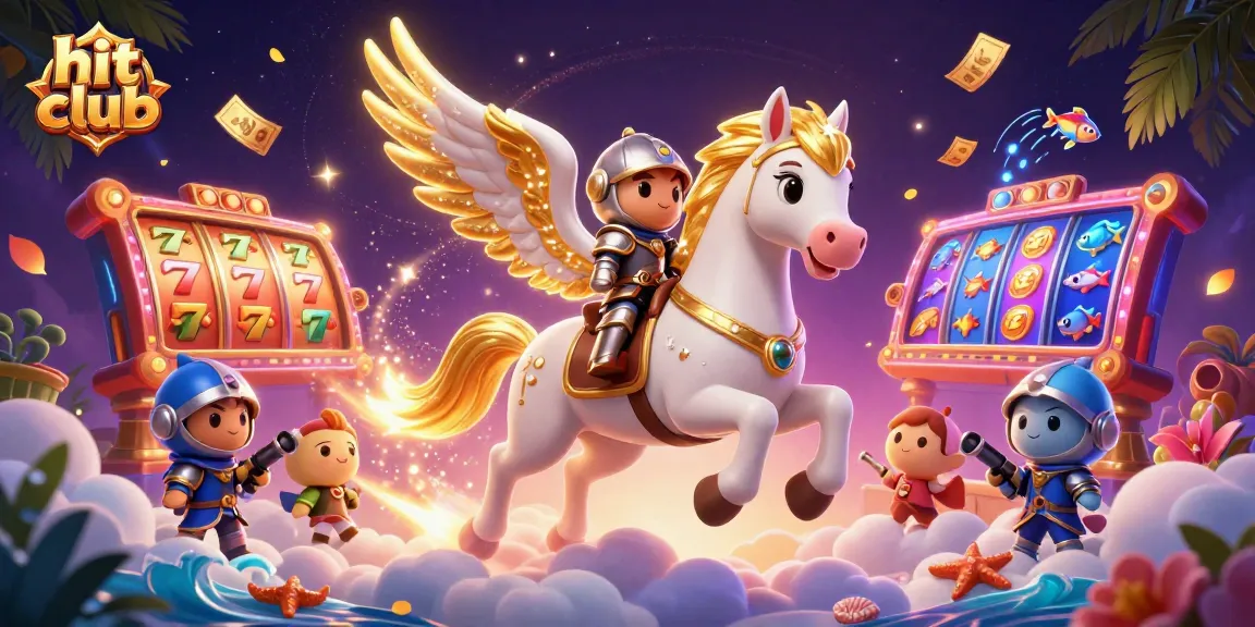 Experience the thrill with hit club as the celestial knight wins big amidst jackpots and cash rains.