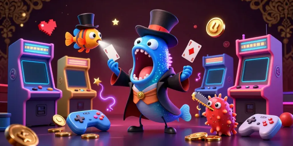 Experience Hay88's thrilling casino magic with vibrant sea creatures and interactive gaming elements.
