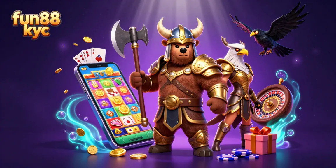Trải nghiệm cá cược hấp dẫn với fun88 kyc qua hình ảnh động 3D đầy màu sắc và chi tiết.