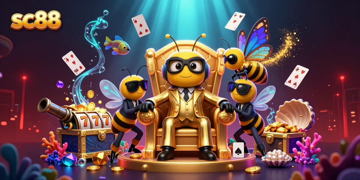 Experience thrilling casino action with sc88 as cartoon characters unveil treasures and excitement.