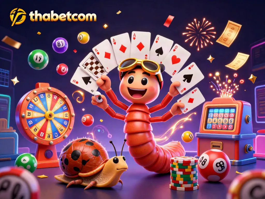 Engage with thabetcom's vibrant casino scene, featuring dynamic characters and exciting game elements.