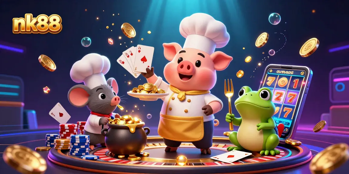 Experience exhilarating gameplay at nk88 with gold coins, thrilling roulette spins, and dazzling jackpots.