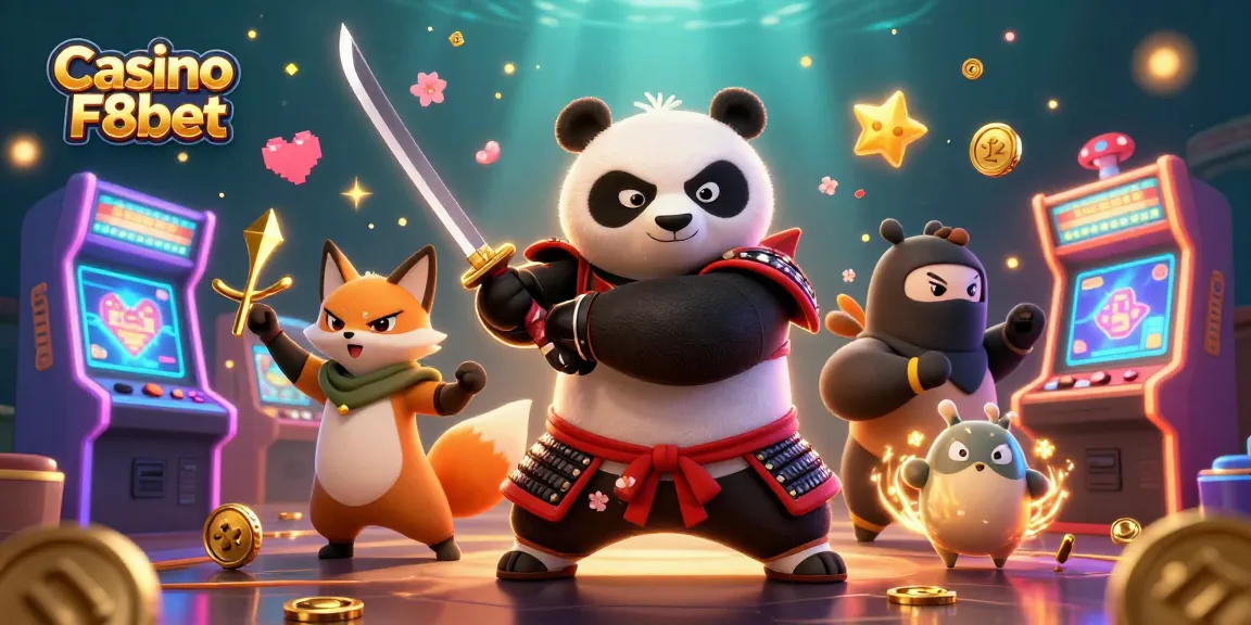Experience thrilling gameplay at Casino F8bet with dynamic characters, vibrant game elements, and a captivating atmosphere.