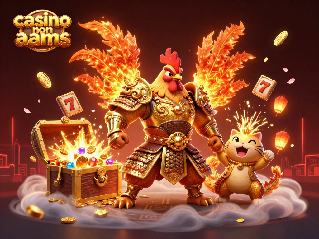 Gioca nei migliori casino non aams con un guerriero e un drago in un'illustrazione 3D dinamica.