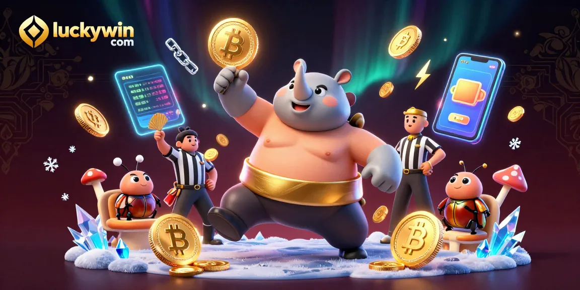 Experience winning moments at luckywin com with a vibrant casino scene featuring dynamic gameplay elements.
