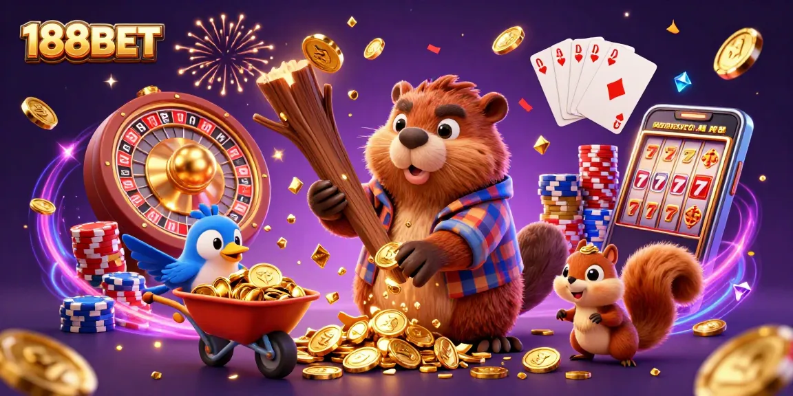 Chop down coins and enjoy the thrill with 188BET's vibrant casino adventure!