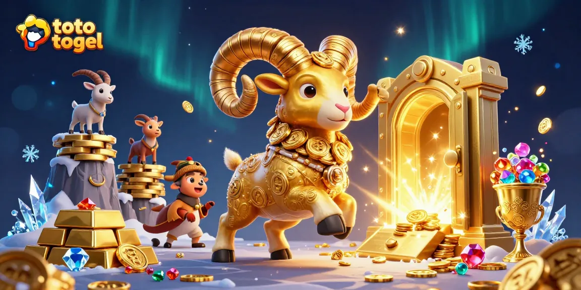 Permainan toto togel yang menarik dengan ram emas dan harta karun melimpah
