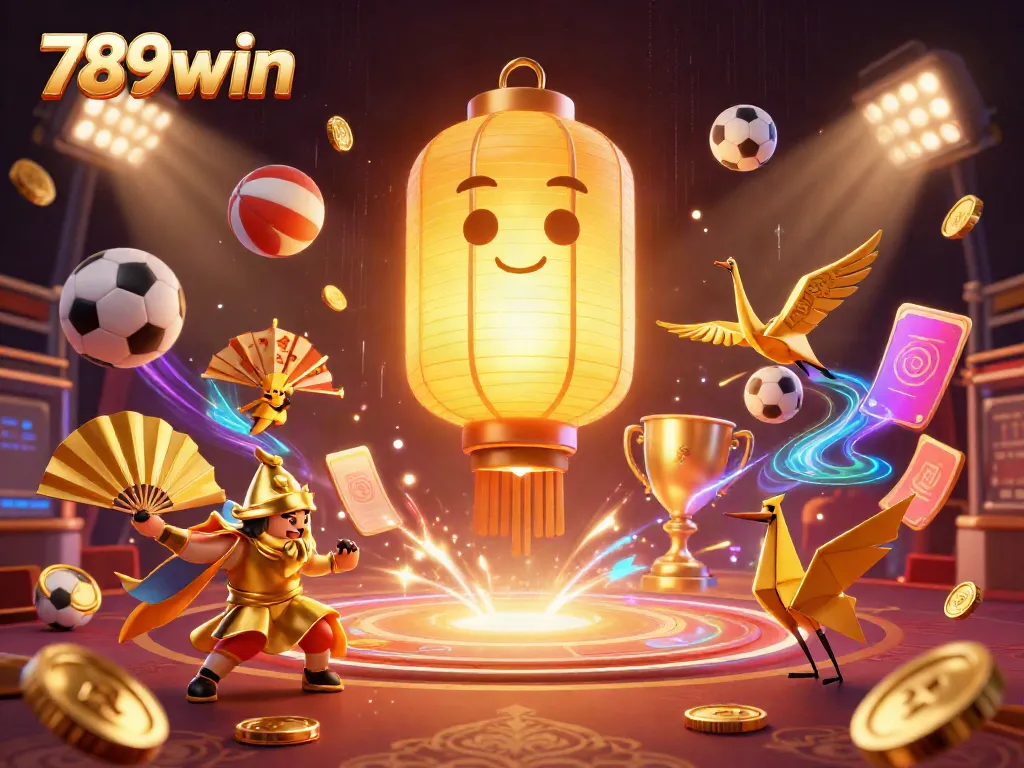 Experience the excitement with 789win in a vibrant casino scene featuring dynamic game elements.