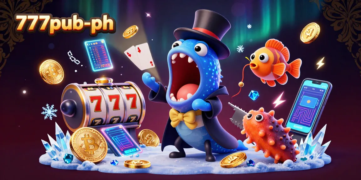 Engage in thrilling gambling at 777pub-ph with captivating slot reels and magical underwater creatures.