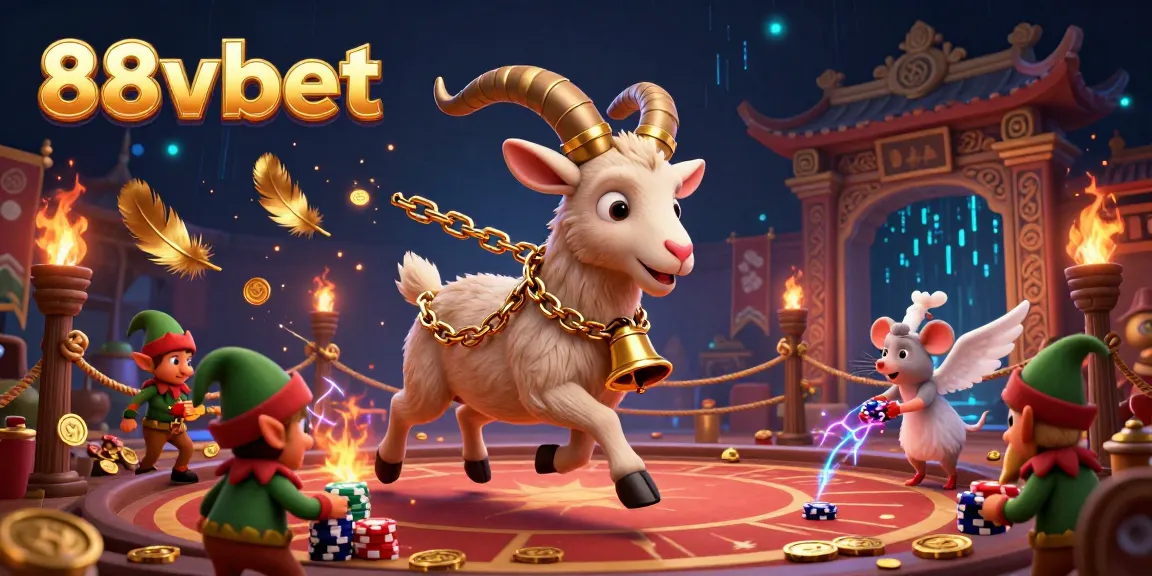 Bet big at 88vbet's lively holiday-horror casino with unique characters stealing poker chips!