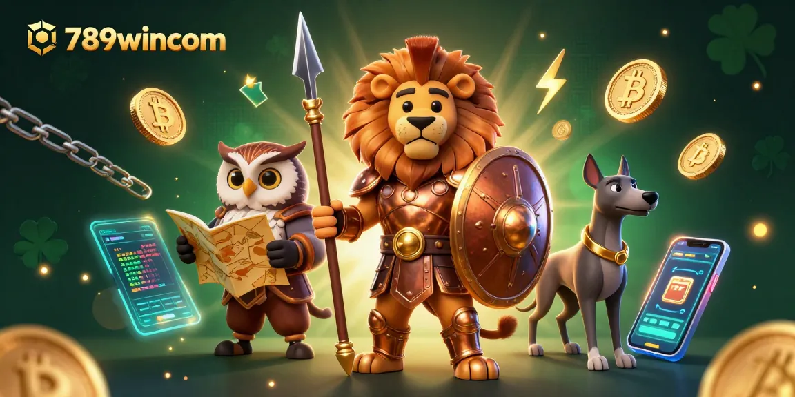 Engage in thrilling action at 789wincom with glamorous casino elements floating around a heroic trio.